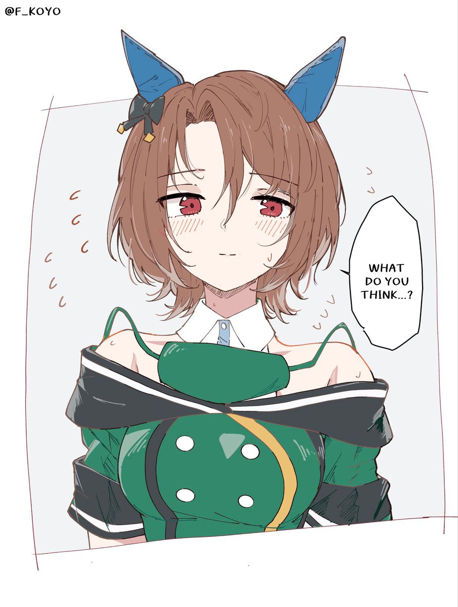 umamuchan's tweet photo. Art by F_koyo
TL &amp; TS by me

#KingHalo 
#Umamusume 
#UmaTranslations https://t.co/7w3gYkIbj4