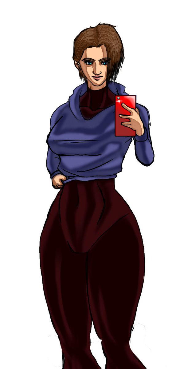 theoddtoaster's tweet photo. @Arliee11 Jill valentine gym day:
Also, nice drawing of android 18 https://t.co/1iebQvoIOh