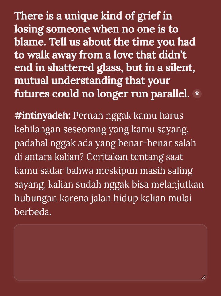 FadedSoheee's tweet photo. @FadedOliviaa gak usah balikan gw udah ngisi ini https://t.co/ijXSJJI7vC