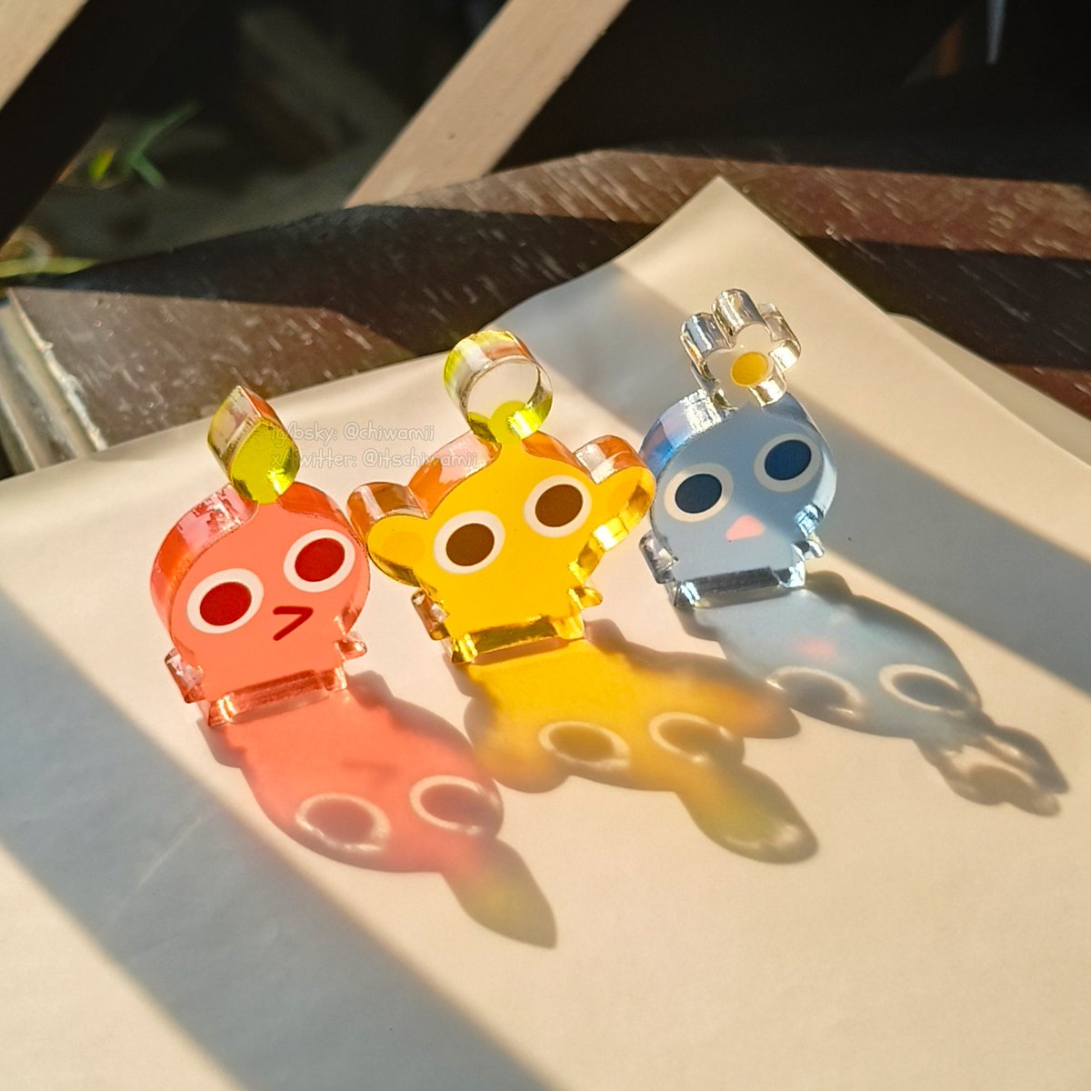 itschiwamii's tweet photo. pikmin acrylic blockies debut on #cf23 ‧₊˚❀༉‧₊˚.

i will rework the pupils to be darker, but otherwise i am 100% obsessed and super excited!!!
other pikmin types will be there too ♡ https://t.co/teRICFRgNH