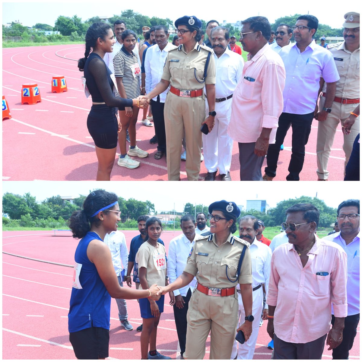 cpwarangal's tweet photo. Honoured to inaugurate the 12th State-Level Athletics Championship at JNS Stadium, Hanumakonda.

JNS Stadium is a valuable facility for nurturing sporting talent. I urge all participants to make the best use of it and give their best.

Participation is itself a mark of achievement. Best wishes to all the participants.

#WarangalPolice #AthleticsChampionship 
@TelanganaDGP @TelanganaCOPs