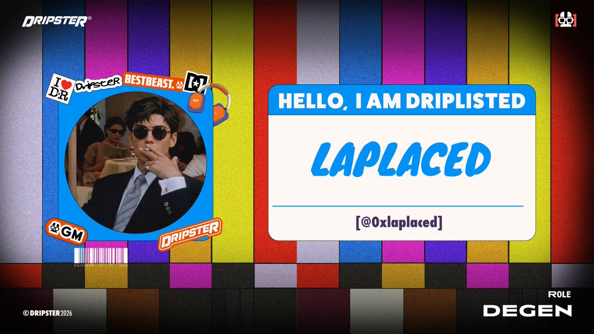 list_dripster's tweet photo. Seat reserved by @0xlaplaced https://t.co/QDJ0LpFaJD