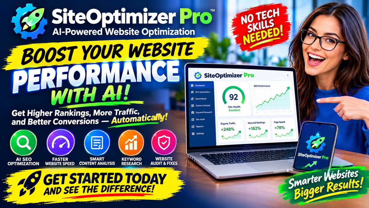 thompson15236's tweet photo. SiteOptimizer Pro Review: Is This Chrome SEO Tool Worth It?
Read Details Here : https://t.co/UL9IhX7krS
#SiteOptimizerPro #SEO #SEOTools #SEOAudit #LLMO #AIOptimization #AISearch #ChatGPTSEO #GeminiSEO #Perplexity #DigitalMarketing #ContentMarketing #Blogging #AffiliateMarketing https://t.co/6tkbN957Bs