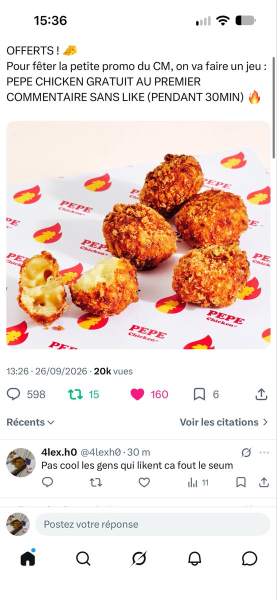4lexh0's tweet photo. @ThePepeChicken @ThePepeChicken sans technique de se mettre en priver https://t.co/Rw4ht6VcQv