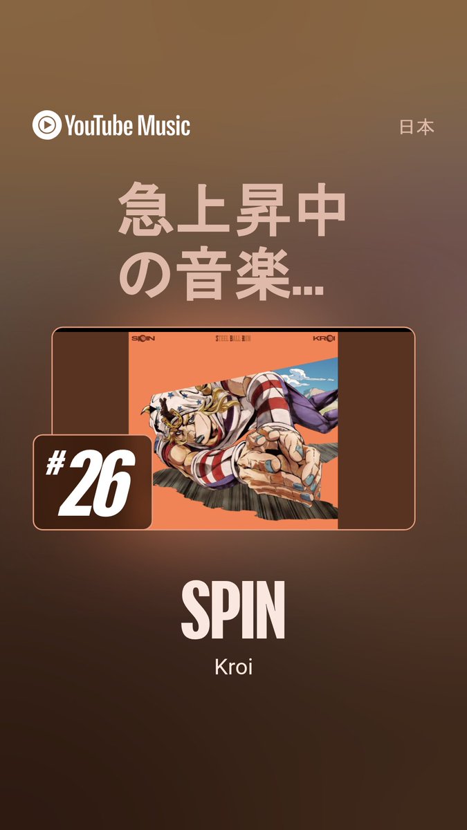 KroiOfficial's tweet photo. Kroi “SPIN” IS SPINNING WORLDWIDE 🌎🌀

🏆iTunes J-Pop Chart #1
🇺🇸 US / 🇬🇧 UK / 🇨🇦 Canada
🇦🇺 Australia / 🇨🇴 Colombia / 🇱🇺 Luxembourg

🎖️YouTube Trending Music
🇯🇵 JAPAN #26 / 🇺🇸 US #23 / 🇬🇧 UK #30

LISTEN “SPIN” MORE!!：https://t.co/fgS0sM6M73 https://t.co/9yedfo4hX9
