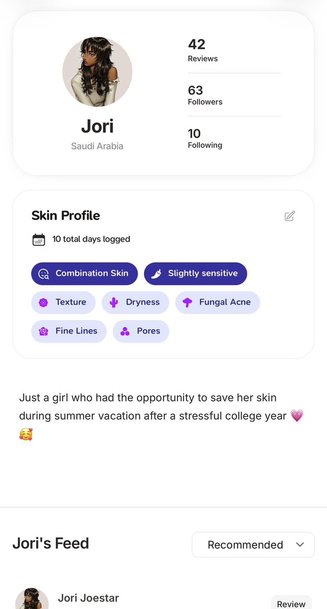 revedotcom's tweet photo. My account on skinsort
I think I should start making skincare routines for people https://t.co/78McqlfCqG