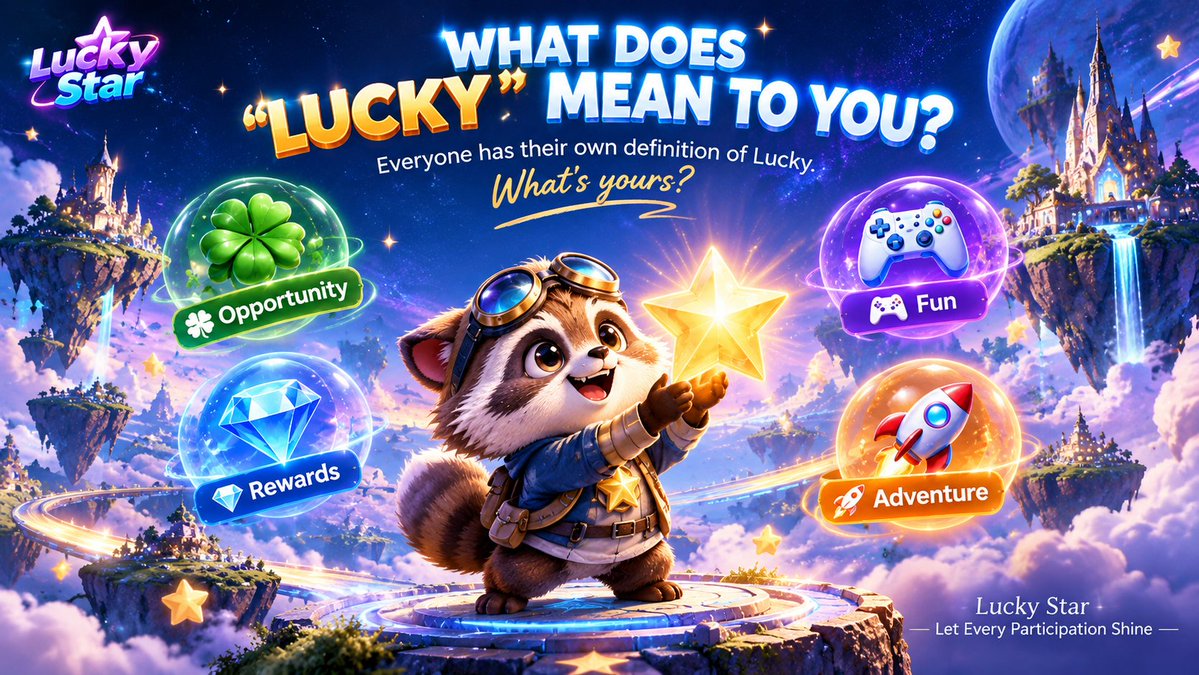 LuckyStarforest's tweet photo. ⭐ What does “Lucky” mean to you?

🍀 A new opportunity
💎 A valuable reward
🎮 A fun experience
🚀 The courage to take a chance
Everyone has their own definition of Lucky.
What's yours? 👇
#LuckyStar  #GameFi #Web3Community https://t.co/1NUyCHyiqT