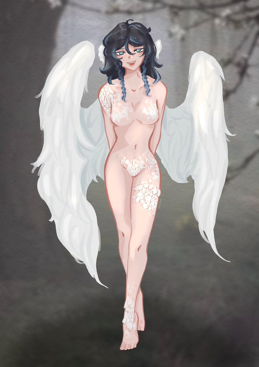 Impureteali's tweet photo. I really couldn’t walk past it when I saw it. I think in a fantasy medieval setting, she would be the cutest alkonost🙏 https://t.co/LDDEyUQf0x