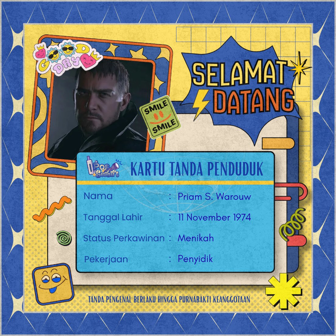 RumahPriam's tweet photo. Slmt malam, basudara. Jam karet ndak apa, ya. Tadi ada antar anak gadis nonton pelem President Evil. Sehabis pulang lemas katanya. https://t.co/HFm1ua0Z60