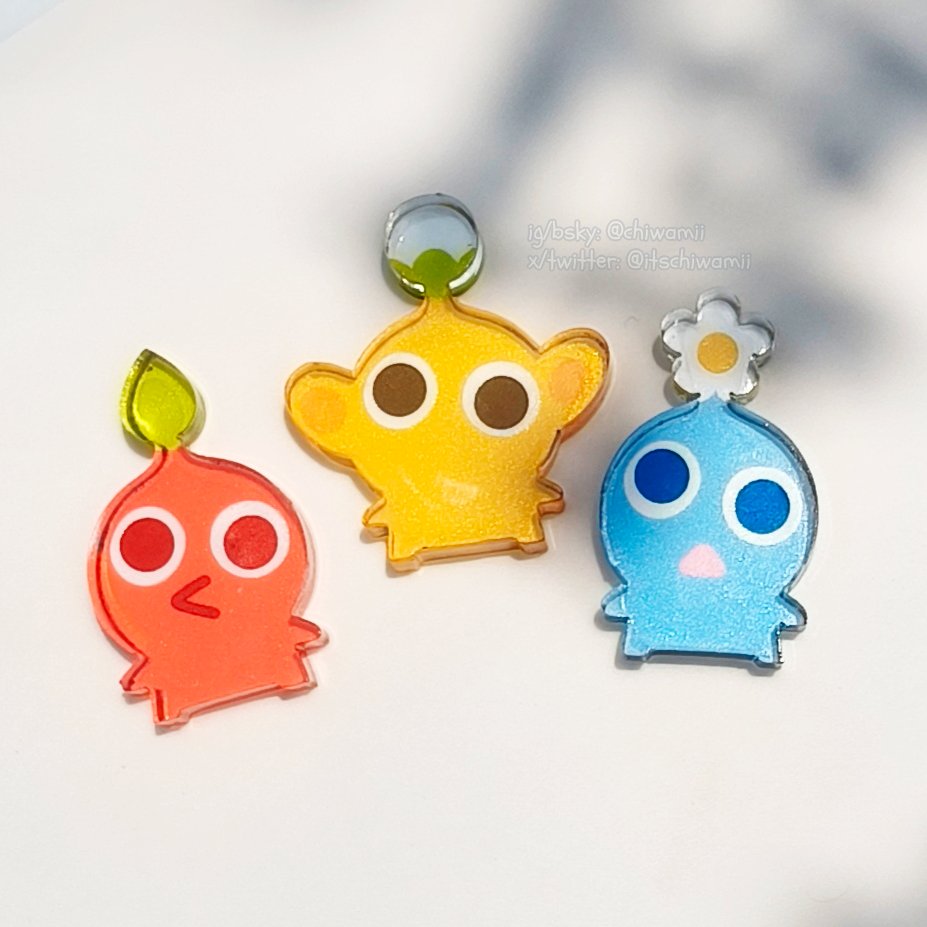 itschiwamii's tweet photo. pikmin acrylic blockies debut on #cf23 ‧₊˚❀༉‧₊˚.

i will rework the pupils to be darker, but otherwise i am 100% obsessed and super excited!!!
other pikmin types will be there too ♡ https://t.co/teRICFRgNH