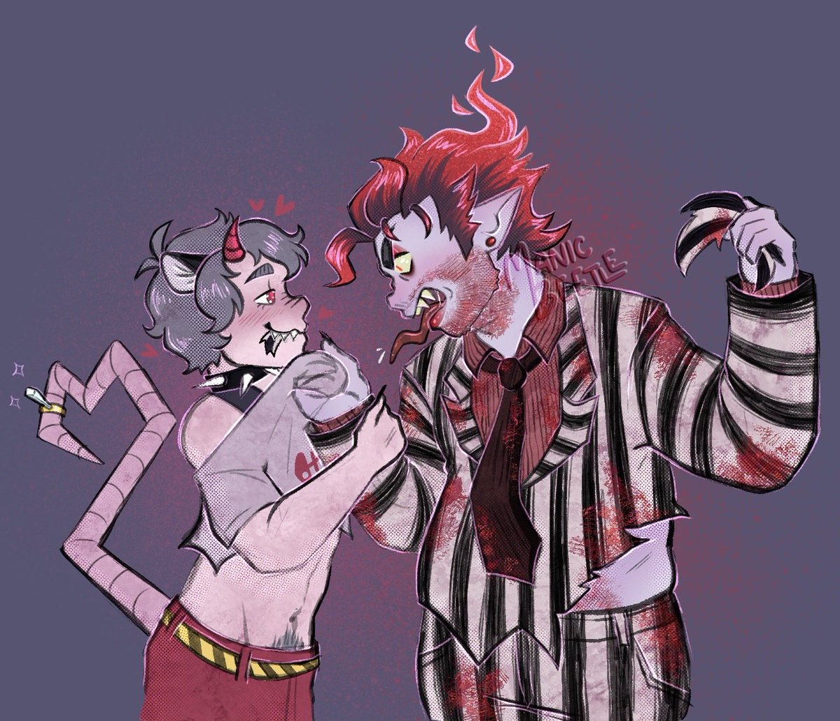 manic_beetle's tweet photo. they’re just a little obsessed… maybe…

#beetlejuice #oc #sona https://t.co/2pvKhfejuu