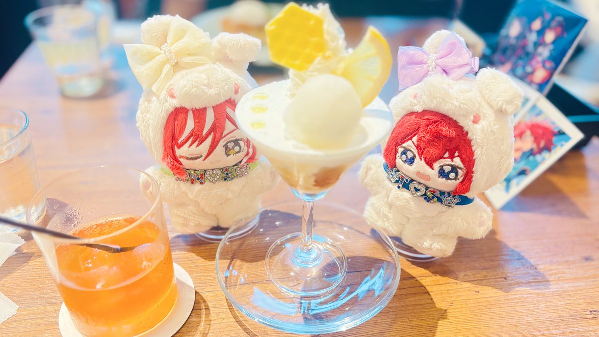 at_nt___'s tweet photo. 英智くんぬ会えた😻😻😻
一緒にカフェシナモン🎶🩵たくさんお話できて楽しかった~！！ありがと💋🫧
⚜️ポストカードも大感謝…！
ぜひぜひまた遊んでネ🫶🏻💞 https://t.co/yaGdkP6VHM