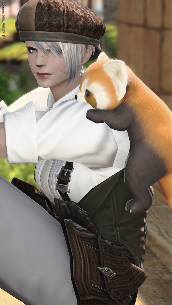 M_Meridius_FF14's tweet photo. 最近お気に入りのクラフターキャップ🧢
髪型も久々にショートにした

#FF14 #ルガディン https://t.co/xDJJMThccX