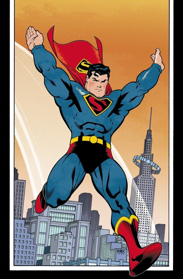 runawayqit's tweet photo. He is still heroic, kind, and a role model, but in the way a stern father is.

This depiction of Superman as someone much softer and more open is a recent invention.

You can prefer it. There's nothing wrong with that. Historically, it was not the way the character was depicted. https://t.co/IaV6BlfaII