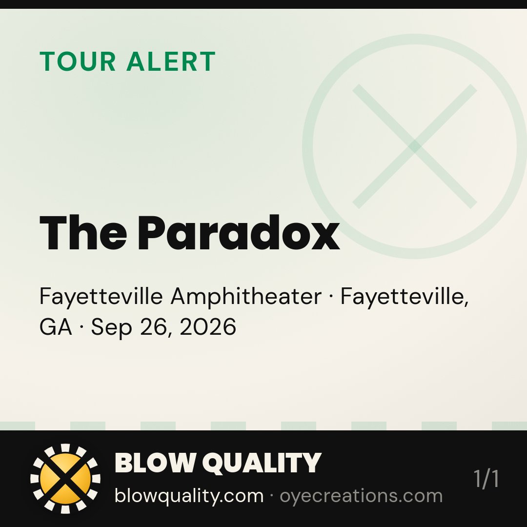 blowqualityband's tweet photo. The Paradox at Fayetteville Amphitheater, Sep 26. Two-tone royalty. Go early, eat something good, make a night of it.

#ska #twotone #skashow #livemusic #hornsection https://t.co/qZ5wpSa20K