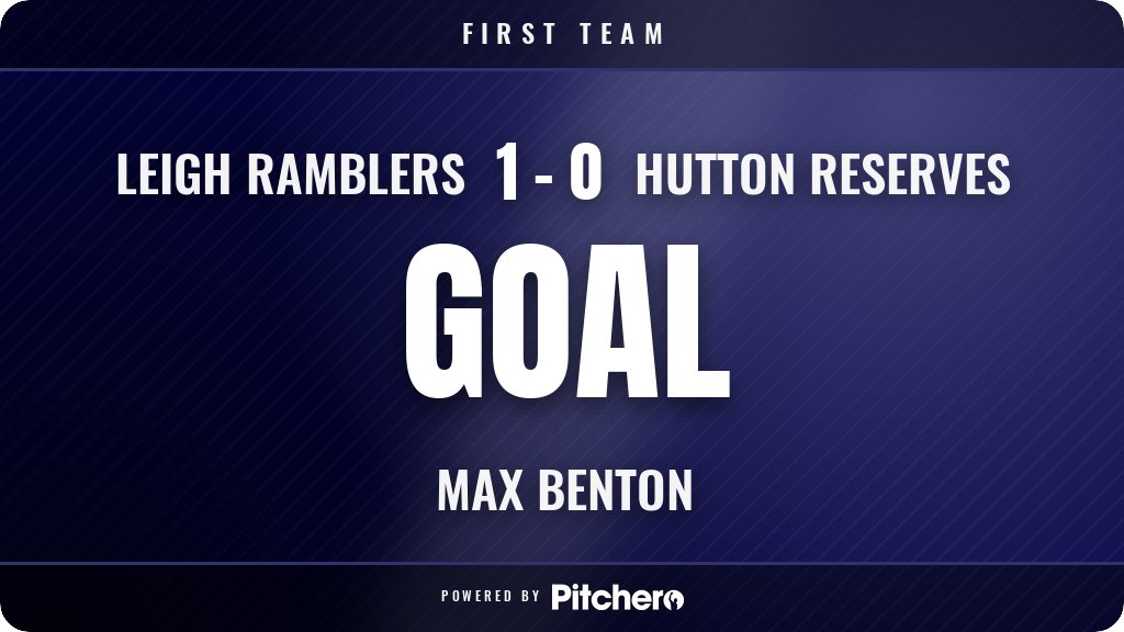 LeighRams's tweet photo. 36': Max Benton scores for Leigh Ramblers 🙌
#LEIHUT #Pitchero
https://t.co/O6WxnXimMJ https://t.co/CsVed51rIA