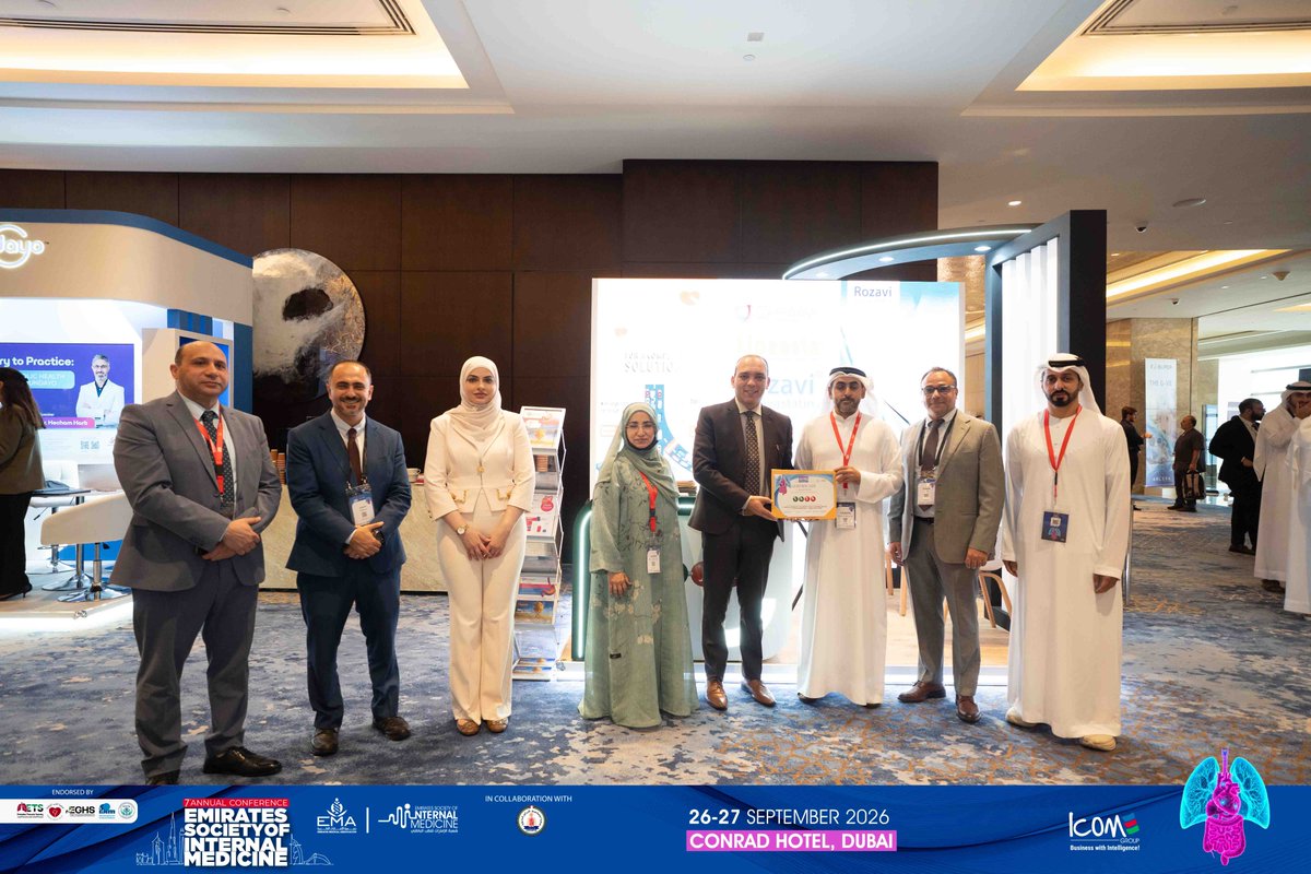 ESIM_Society's tweet photo. Behind every great conference is a great team of partners. Part 2
Today, the ESIM Board took a moment to recognize and appreciate our valued sponsors and exhibitors at ESIM 2026.
#ESIM #InternalMedicine #Sponsors #Exhibitors #HealthcarePartnerships https://t.co/1XtdiNrK69