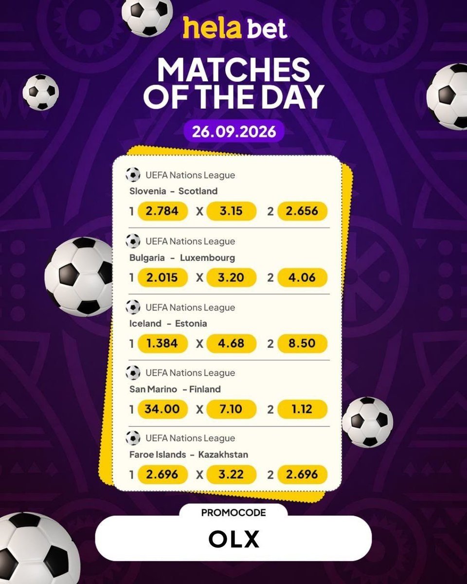 OddsArena6's tweet photo. Not Yet on HelaBet?
Signup — https://t.co/R4hvJg8B27

Promo Code :— OLX https://t.co/VXmwxOhN3W