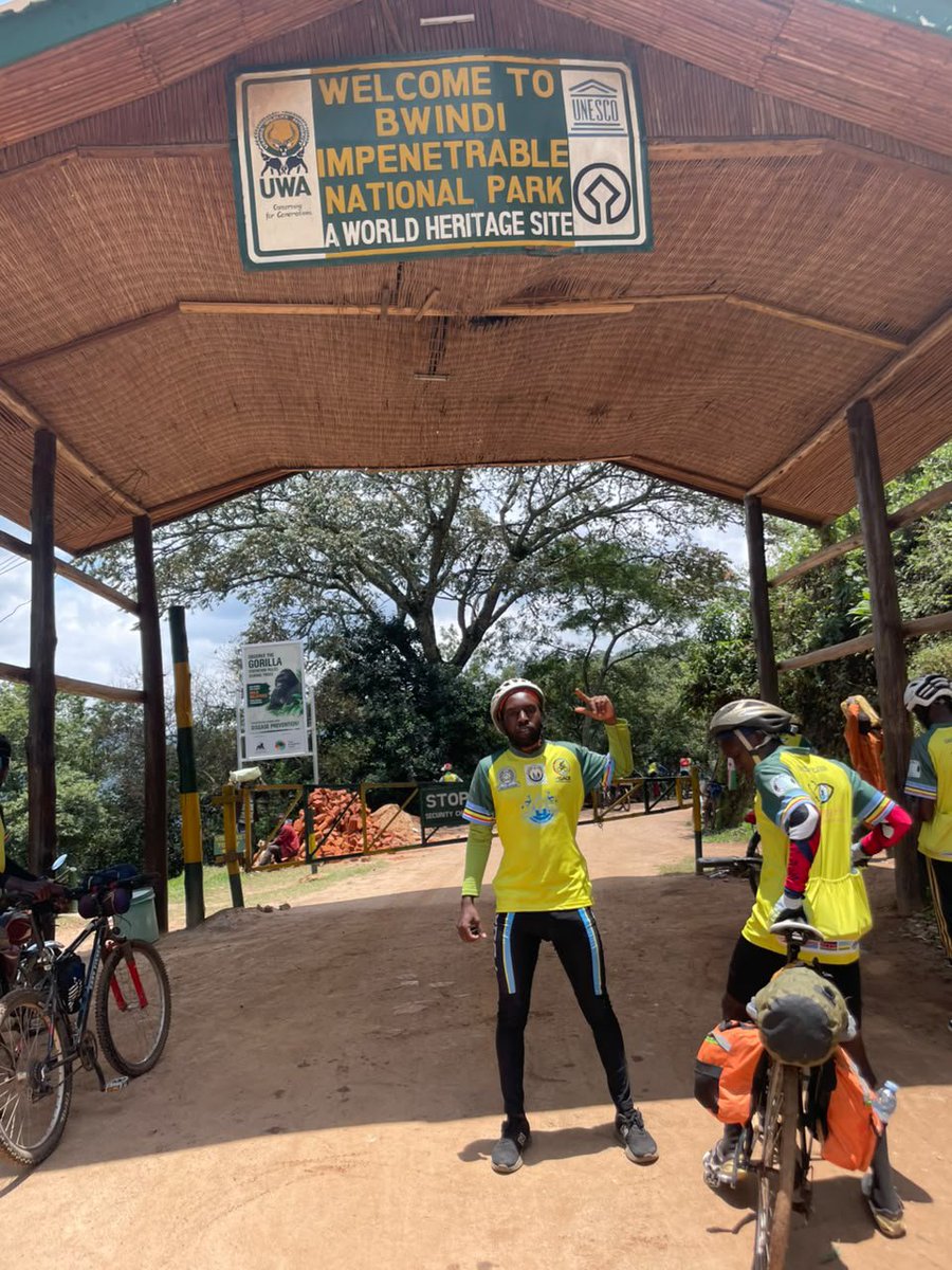 TwinamaslkoAlex's tweet photo. Day 2 @GacsBike is live from Bwindi Impenetrable National Park  for Open Park Day. 
Experience the gorillas. Explore the forest. Connect with nature.  
*Uganda is open. Come explore!* 🇺🇬  
#UWAOpenParkDays2026 #GACSTour #Bwindi @ExploreUganda @TourismBoardUg @MTWAUganda https://t.co/E3OJuG0PFU