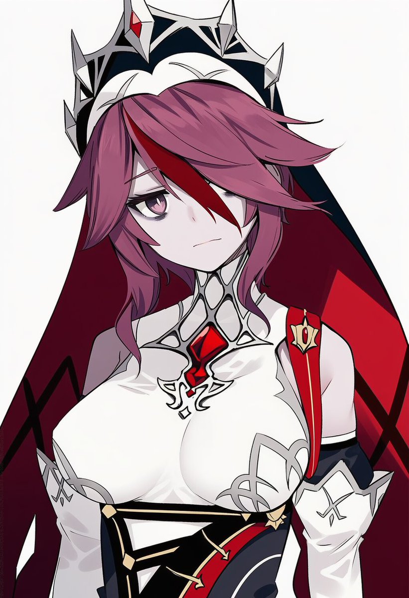 LCaperuzo's tweet photo. ロサリアのAIファンアートです。試行錯誤の成果です https://t.co/3klGhWTfCg