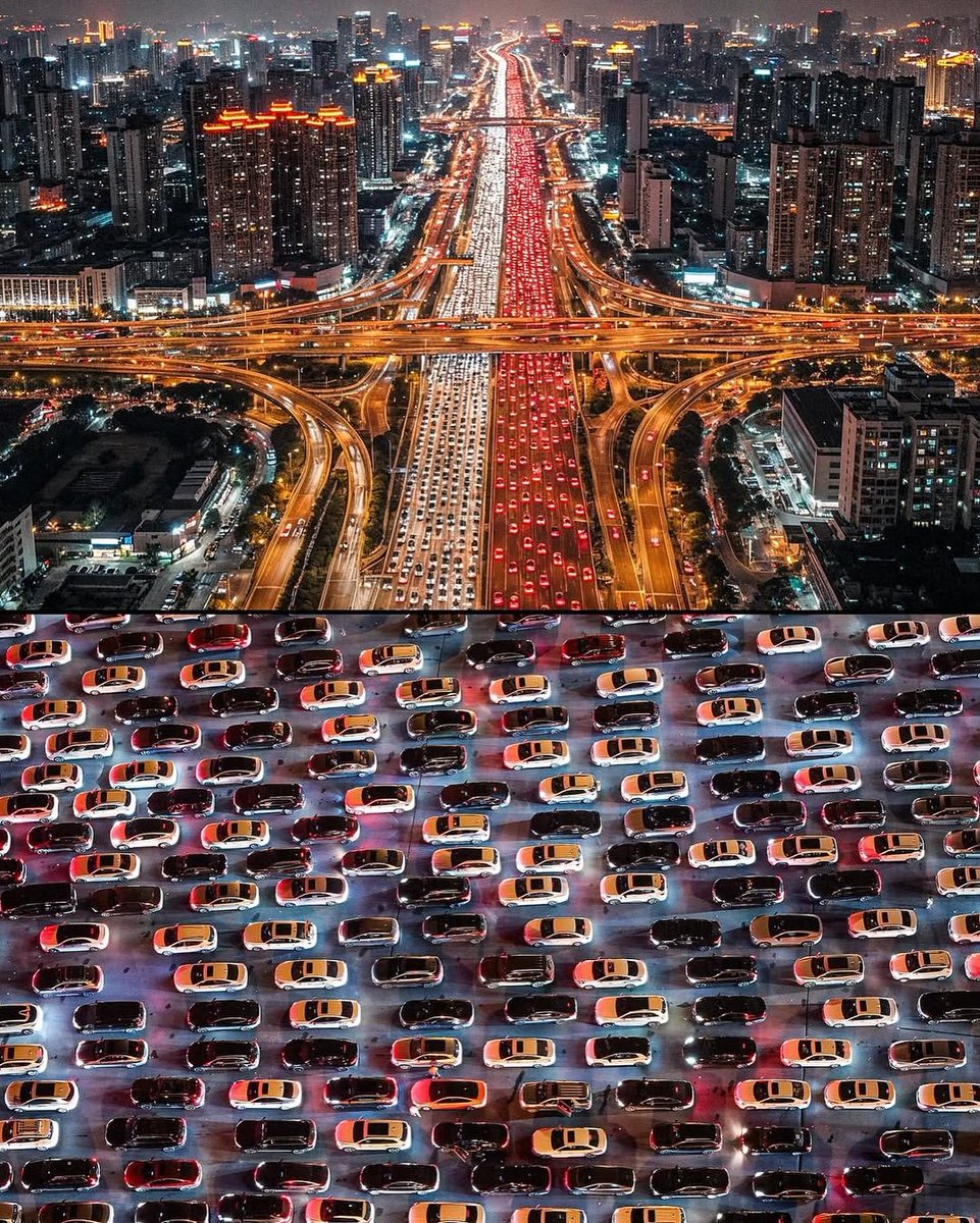 yabaleftonline's tweet photo. Did you know that the world's longest traffic jam lasted for more than 12 days?

This happened in China, and it stretched nearly 60 miles and trapped thousands of drivers.

Some motorists were stuck for up to five days, while others had to rely on nearby villagers for food and water as traffic crawled along.

The 2010 gridlock was blamed on road construction and a huge number of coal trucks.