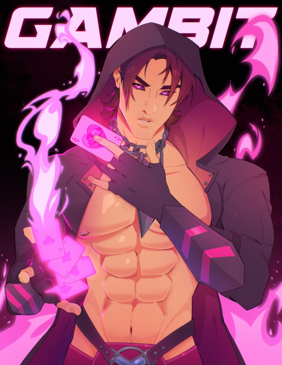 cinnaabunnii's tweet photo. i wanna draw more gambit… 🃏 ✨

which skin should i draw for him next?

#MarvelRivalsㅤ https://t.co/bZCT37gvbS
