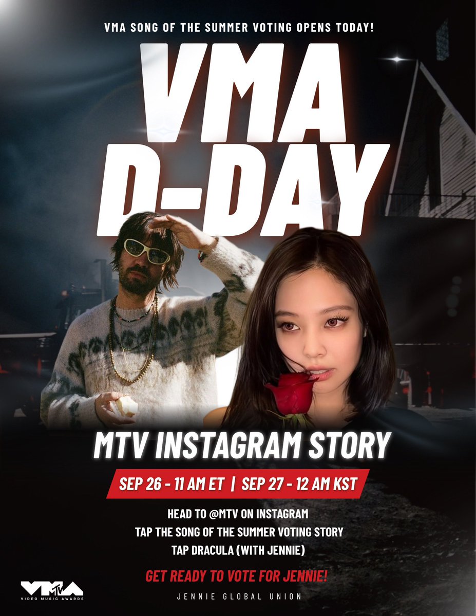 Jennie_Union's tweet photo. How many rounds of voting have you done so far? Make sure to take a pause 

Vote here:
🔗 https://t.co/5LIGc5NxZD

1. Check IGS link
2. Open IGS link with browser
- 1 vote done
3.Close IG app
4. Repeat 1~3 

#JENNIE #VMAs     #SummerSongDracula https://t.co/dbvFepD41d