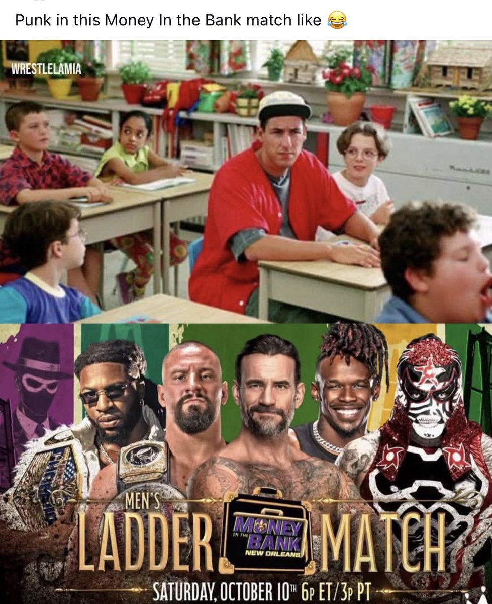 _smacktalk's tweet photo. Nailed it 😂

#WWEMITB #MITB #WWERaw #Smackdown https://t.co/iKeR6oTm0Y