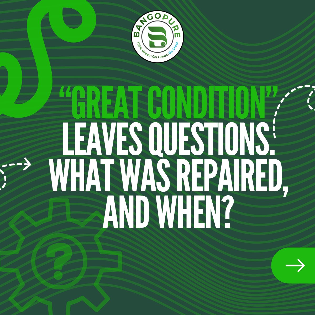 bangopure's tweet photo. Useful product information should survive a change of ownership. Condition, repairs and relevant records can help the next person assess what they are buying. What would you want to know first? #BangoPure #CircularEconomy #ProductTraceability https://t.co/T9nMiL3ogH
