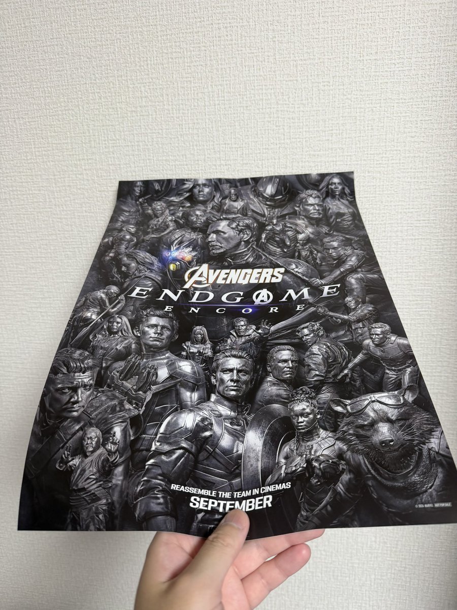 kasaomi100's tweet photo. #アベンジャーズ  エンドゲーム アンコール
吹替版を観てきました！
台詞の変更点！
追加シーン！
最高かよ！！！
ドゥームズデイが楽しみでならない！✨ https://t.co/nREDcOdPmo