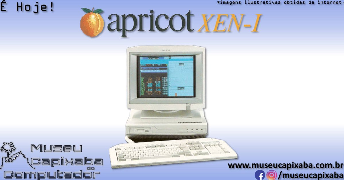 museucapixaba's tweet photo. É hoje! O microcomputador Apricot XEN-I faz 40 anos!
+em https://t.co/pKHPyKrXY9
#MuseuCapixaba #mcc #éhoje #museu #OTD #onthisday #ApricotComputers #ACT #ApricotXEN #Intel #i286 #IBMPC #ChuckPeddle #CPM86 #MSDOS3 #Windows #XENIX #MSDOS #Sirius1 #SiriusSystemsTechnology https://t.co/bslqsHAQVT