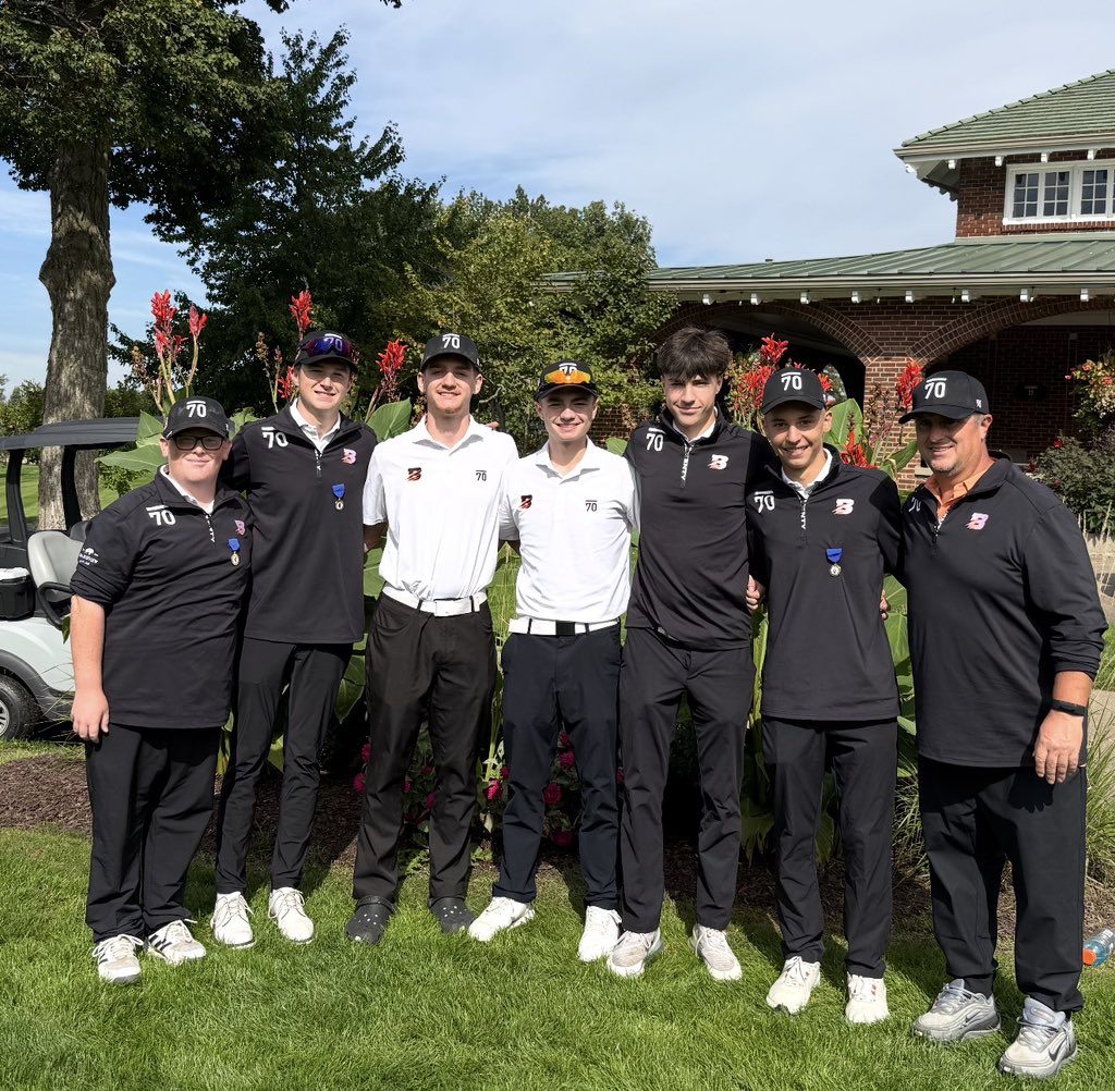 byronhsad's tweet photo. Our boys JV Tiger golf team won the conference tournament today!  #ByronTigers #TigerPride https://t.co/ZwOOE3AHDo