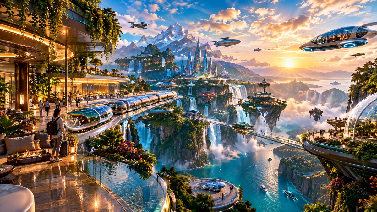 WanderWithAI_'s tweet photo. What if travel didnβt just take you placesβ¦ but completely changed the way you experience the world? πβ¨
#FutureOfTravel #AIArt #Future #WanderWithAl https://t.co/1DMhEs4U01