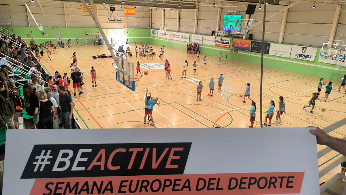 CBCuarte's tweet photo. Semana Europea del Deporte en nuestro Pabellón Municipal de Cuarte de Huerva. Gracias @AytoCuarte https://t.co/T0MCgWtoD4