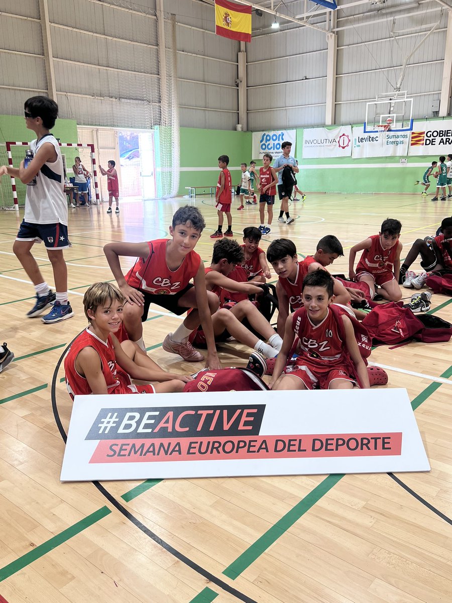 CBCuarte's tweet photo. Semana Europea del Deporte en nuestro Pabellón Municipal de Cuarte de Huerva. Gracias @AytoCuarte https://t.co/T0MCgWtoD4
