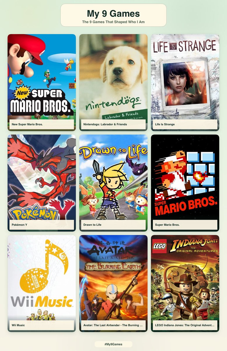 Moriarty_Star's tweet photo. Might be an odd list, but it's mine. Love these games 💙 https://t.co/hPugbTJHhb