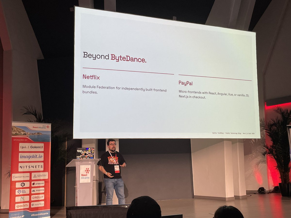 tonyedwardspz's tweet photo. #RSBuild is used at the biggest of scales by the biggest companies in the world.
Loved this walkthrough through and demo @nstlopez 🙌
@ReactAlicante https://t.co/9Es2hmXOly