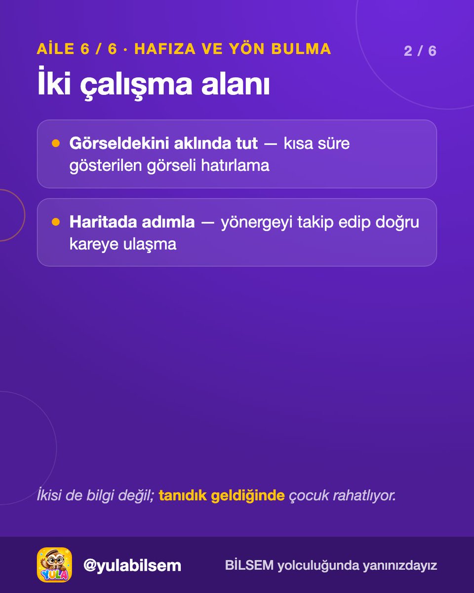 yulabilsem's tweet photo. Hafıza ve yön bulma becerileri akıl yürütme değil, alışkanlık ister. Bu yüzden evde en kolay güçlenen alanlar bunlardır. Çocukların en çok takıldığı yer ise bilmemek değil, acele etmek! Evde sadece 5 dakikada bu becerileri güçlendirebilirsiniz.👇 https://t.co/dp3vHqQ5Wt