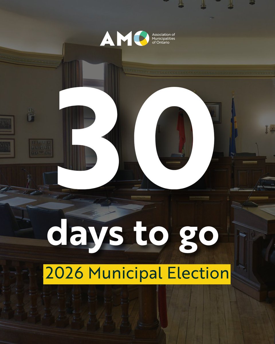 AMOPolicy's tweet photo. Election day is one month away!

Whether you are making a plan to vote, running for council, or looking to make an impact in your community, AMO has something for you. 

Municipal 101: https://t.co/G0OmnJXZk7

Local Leadership Foundations: https://t.co/JzQ3pBpcch

Voter Guides: https://t.co/wDnAhiuz3t