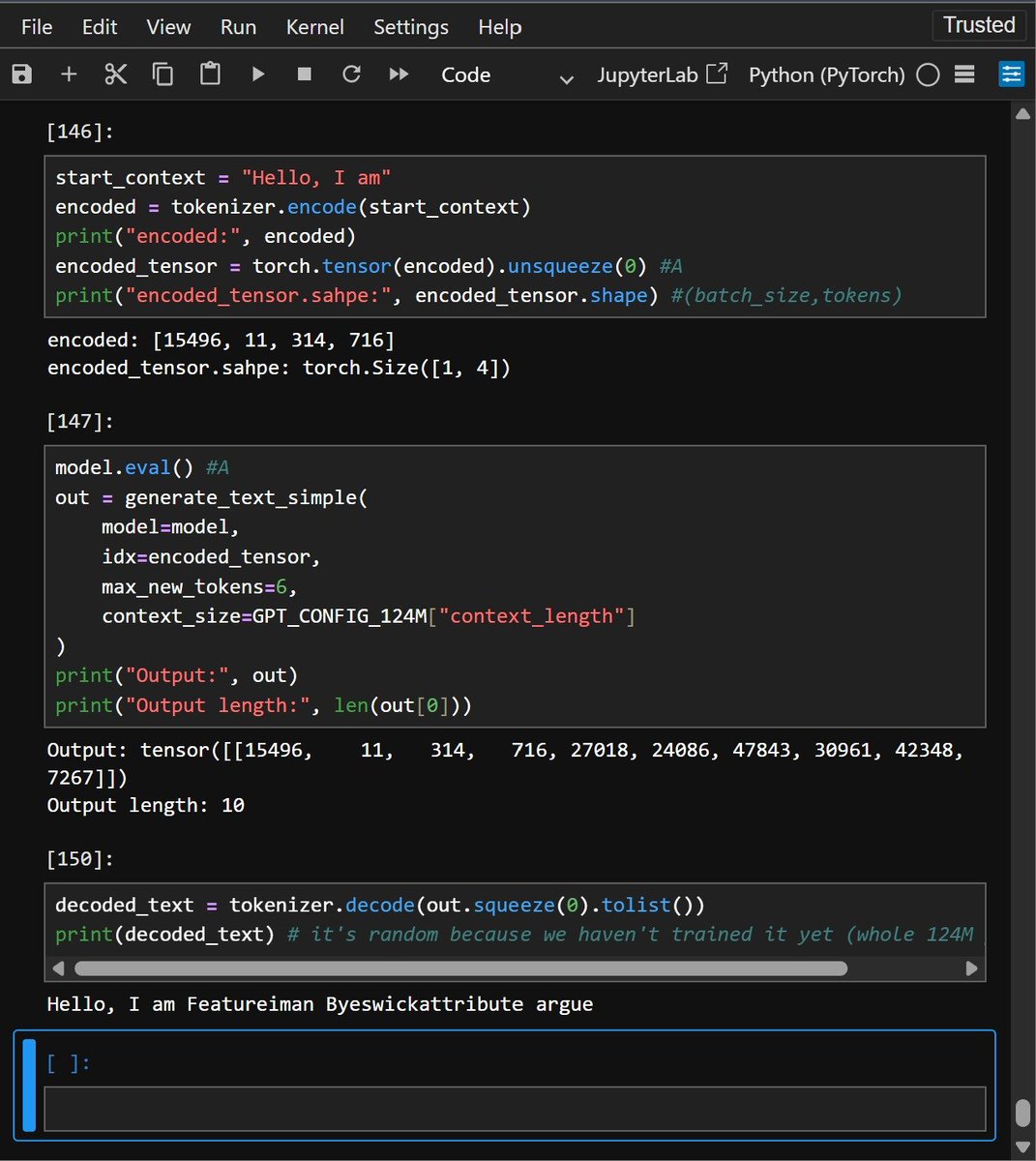 shoupxx's tweet photo. Day 116 —> Becoming an AI Engineer

How GPT generates new text:
Tokens → GPT → Logits → Softmax → Next Token → Repeat

Insight: GPT doesn’t generate a sentence at once—it builds it token by token, turning probability into text.

#LLM #GPT #GenAI https://t.co/lLLrdZY7TQ