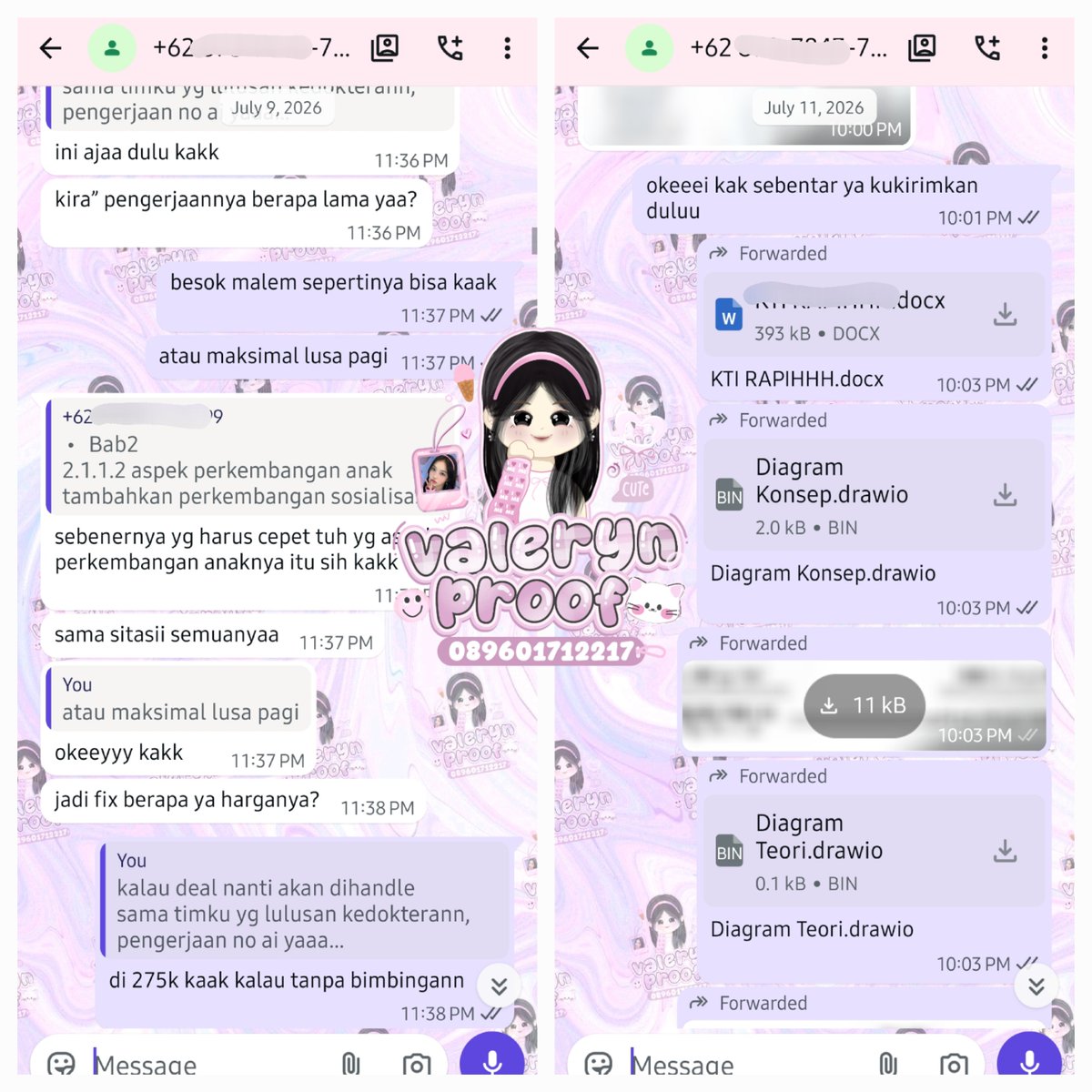 flowrcs's tweet photo. OPEN JOKI &amp; BIMBINGAN VIA ZOOM UNTUK MAHASISWA KEDOKTERAN &amp; KESEHATAN! 🩺

dihandle mentor berpengalaman lulusan FK, FKG, FKH, Kesmas, AKK &amp; K3♡

skripsi / tesis
judul &amp; metopen
kerangka konsep / teori
litrev &amp; jurnal
olah data
revisi
latihan sempro / semhas / sidang

WA di bio~ https://t.co/zTs1oJqe4W