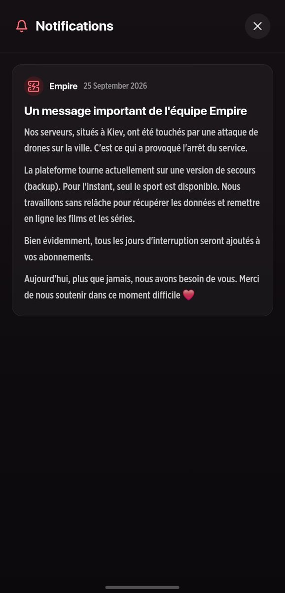 DelenneRomain's tweet photo. @lxrziz @Traafalaw Tu peux maintenant ce matin pareil marchait pa smtn marche et message de l'équipe https://t.co/pNgxaQ56Uk