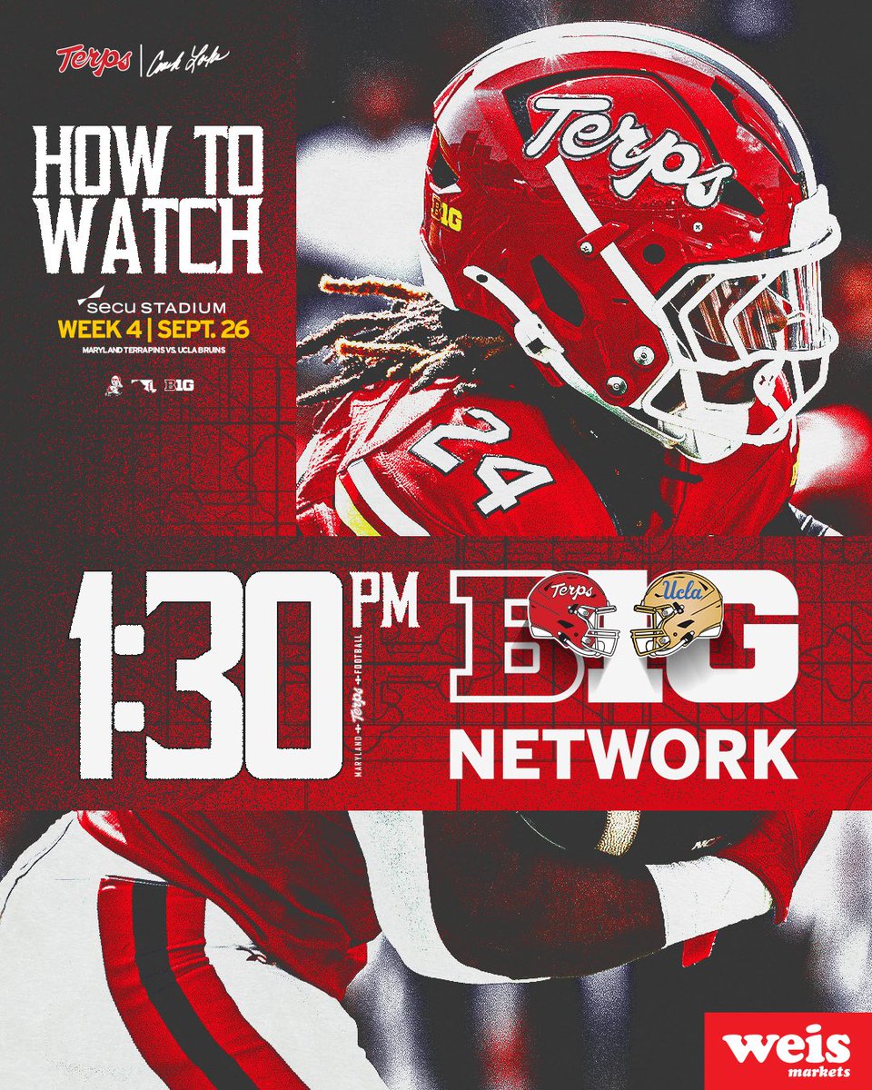 TerpsFootball's tweet photo. Early afternoon action 🏈

📺 @BigTenNetwork
📻 Maryland Sports Radio Network https://t.co/2xWysSDdp1