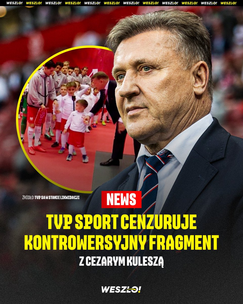WeszloCom's tweet photo. Nagrania prześladują Cezarego Kuleszę! 📹 Jedne usuwane z telefonów, drugie wycinane z transmisji 😅 Niestety, działacze PZPN okazali się skuteczniejsi niż redakcja TVP Sport i już wam wyjaśniamy dlaczego! 🧵 https://t.co/V6yRkt6M1J