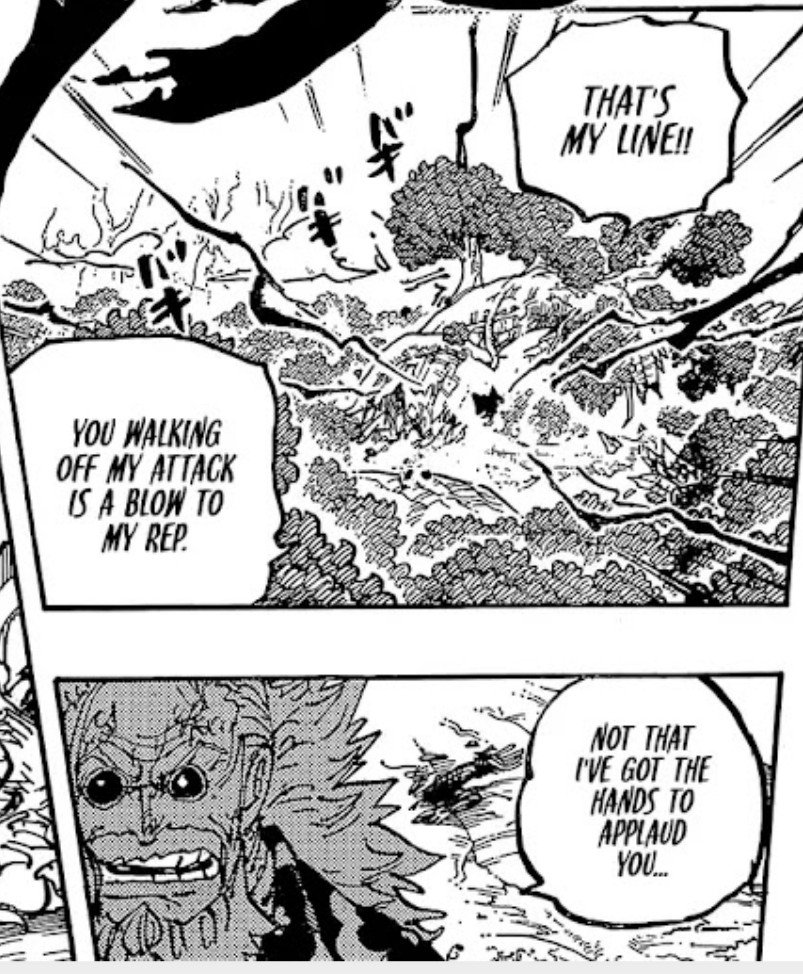 Jimo78596384's tweet photo. @Skibididdler_ Embarrassed by Gaban? He used his two greatest moves and unleashed one of them while Imu was focused on Luffy, yet all he managed were superficial wounds—and Imu was still taking damage from the fall into the underworld, which wasn't to Gaban's credit,just a strategy. https://t.co/1ZlxyiBlwT