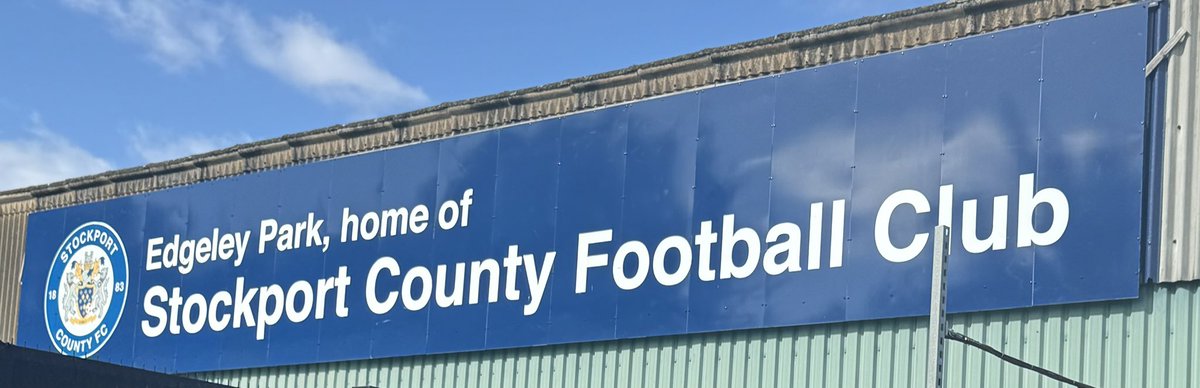 MrRaj27's tweet photo. Checking In At The Away End At Edgeley Park 🏟️ #UpThePosh 💙 https://t.co/Db0B7sgmrM