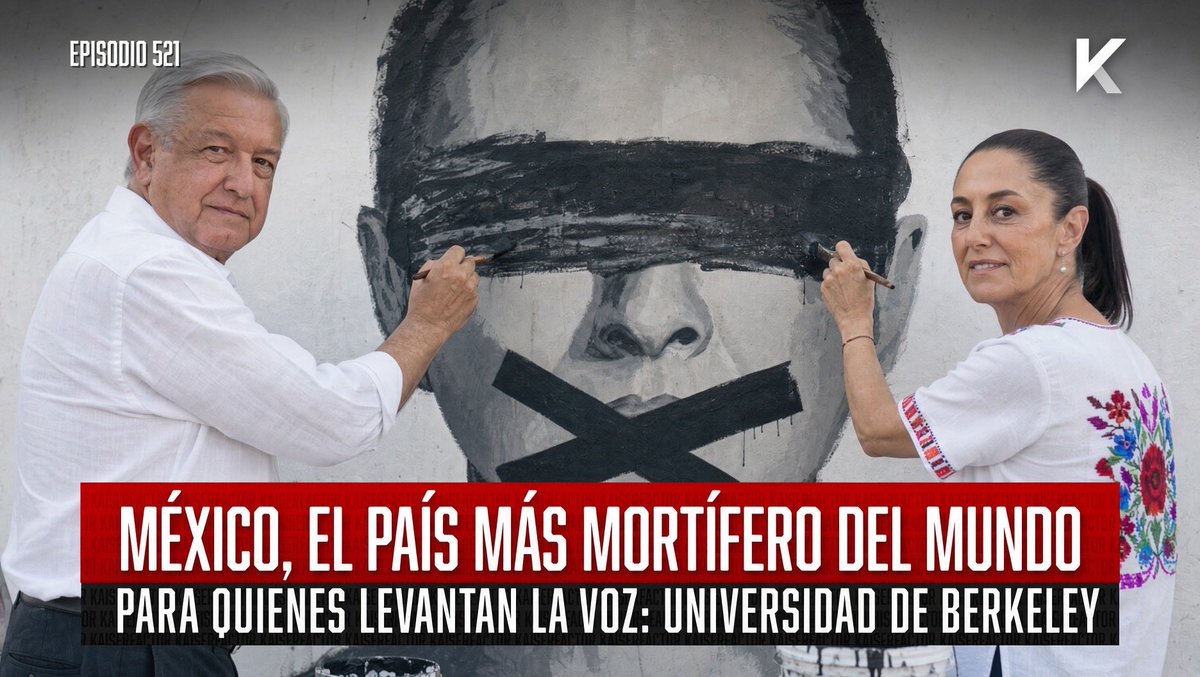 MaxKaiser75's tweet photo. El Narco Presidente lópez atacó 2,150 veces a la prensa

En 1,118 ocasiones les dijo mentirosos

Inventó 398 “complós” en su contra

Convirtió a México en el país más mortífero del mundo para levantar la voz: UC Berkeley

Te explico AQUÍ👇🏼
https://t.co/luQevD5Key https://t.co/SEleEKkmWs