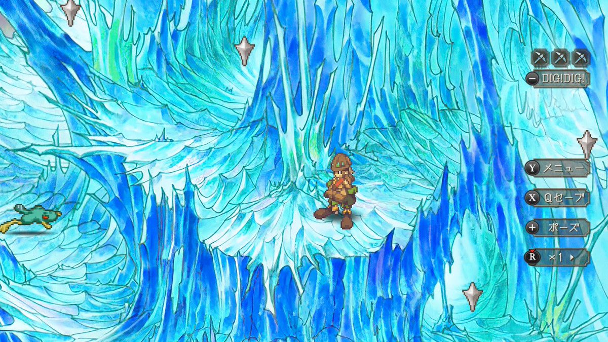 u_wakanu's tweet photo. サガフロ2進捗・氷の洞窟でずっと道に迷っています。 https://t.co/lVshkCwyUO