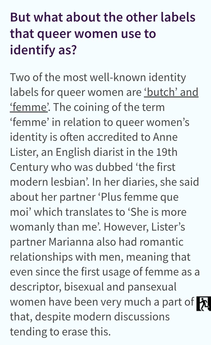 butchfemmebis's tweet photo. "sisterhood and solidarity", a very interesting article on bisexual butchfemmes, written by a femme lesbian! 🐇 https://t.co/9izT7stBFm