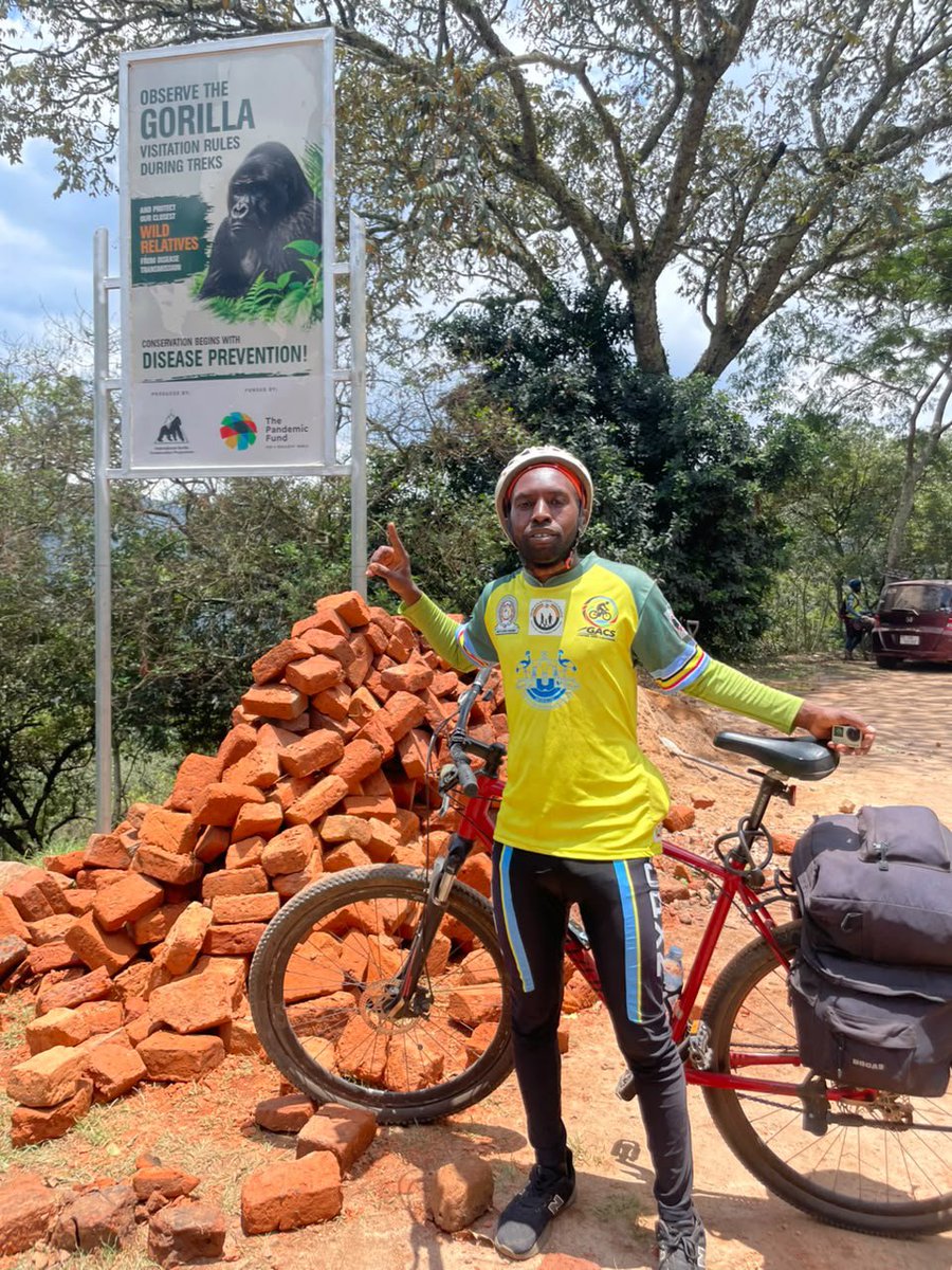TwinamaslkoAlex's tweet photo. Day 2 @GacsBike is live from Bwindi Impenetrable National Park  for Open Park Day. 
Experience the gorillas. Explore the forest. Connect with nature.  
*Uganda is open. Come explore!* 🇺🇬  
#UWAOpenParkDays2026 #GACSTour #Bwindi @ExploreUganda @TourismBoardUg @MTWAUganda https://t.co/E3OJuG0PFU